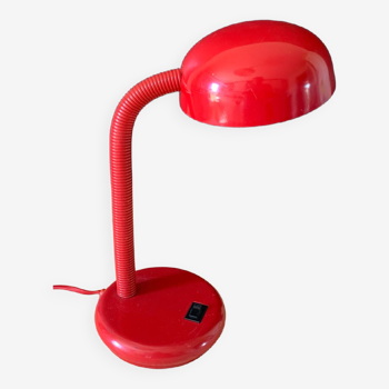 Vintage red desk lamp