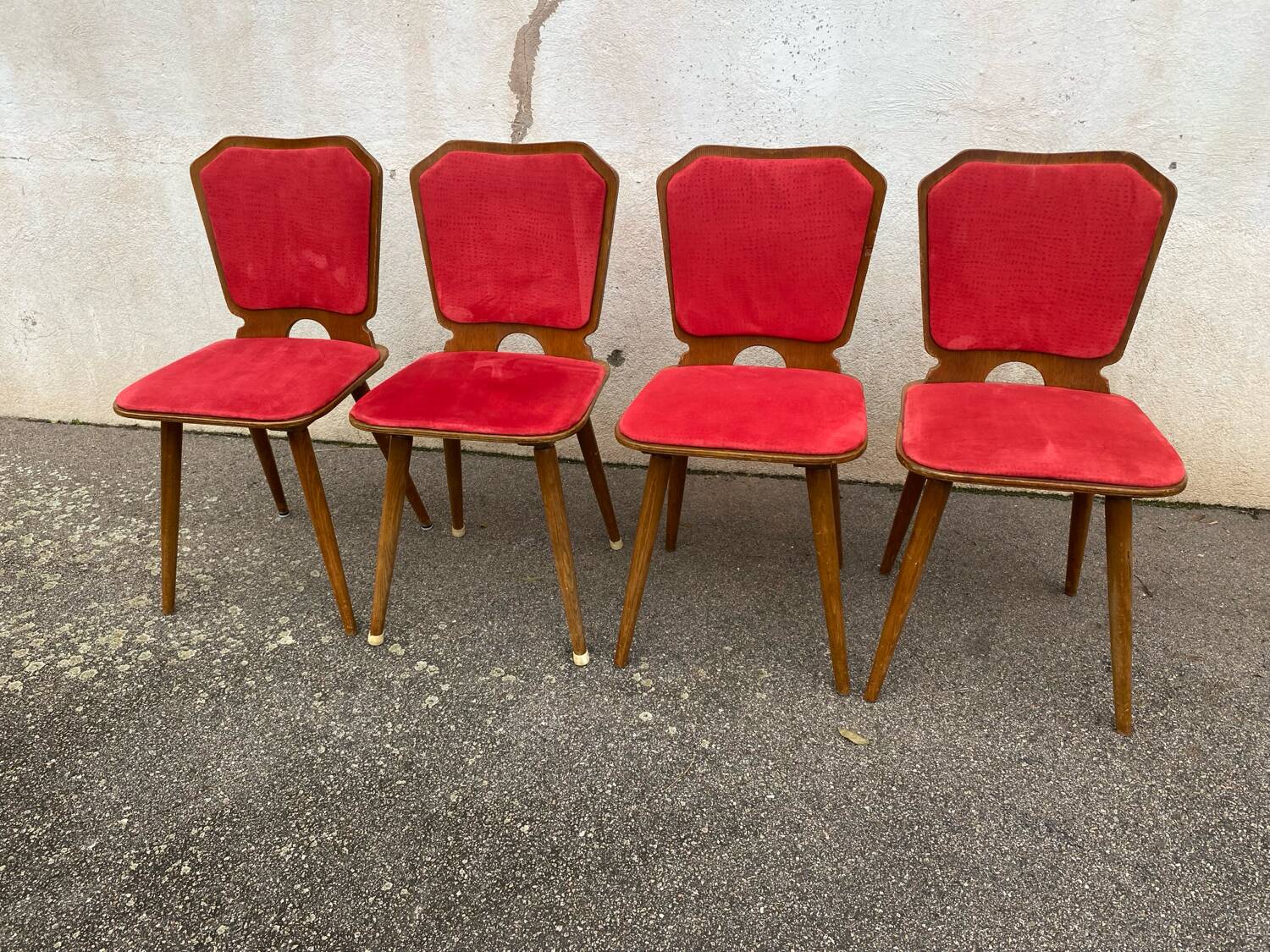 Set of 4 vintage chairs