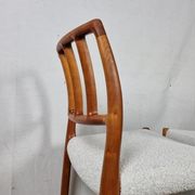 Lot de 4 chaises vintage Niels Otto Møller modèle n°83 1970