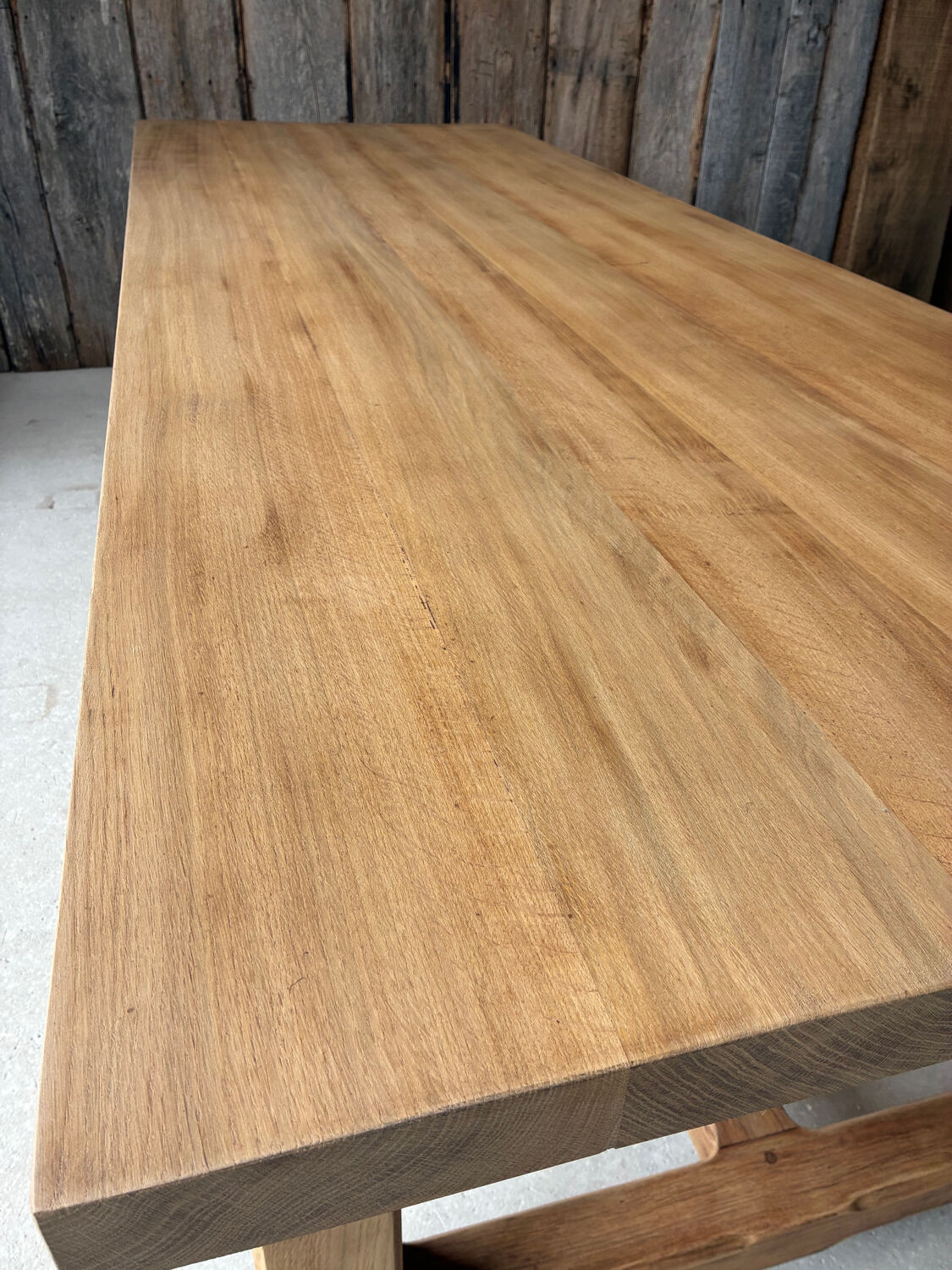 XXL farmhouse table in solid oak