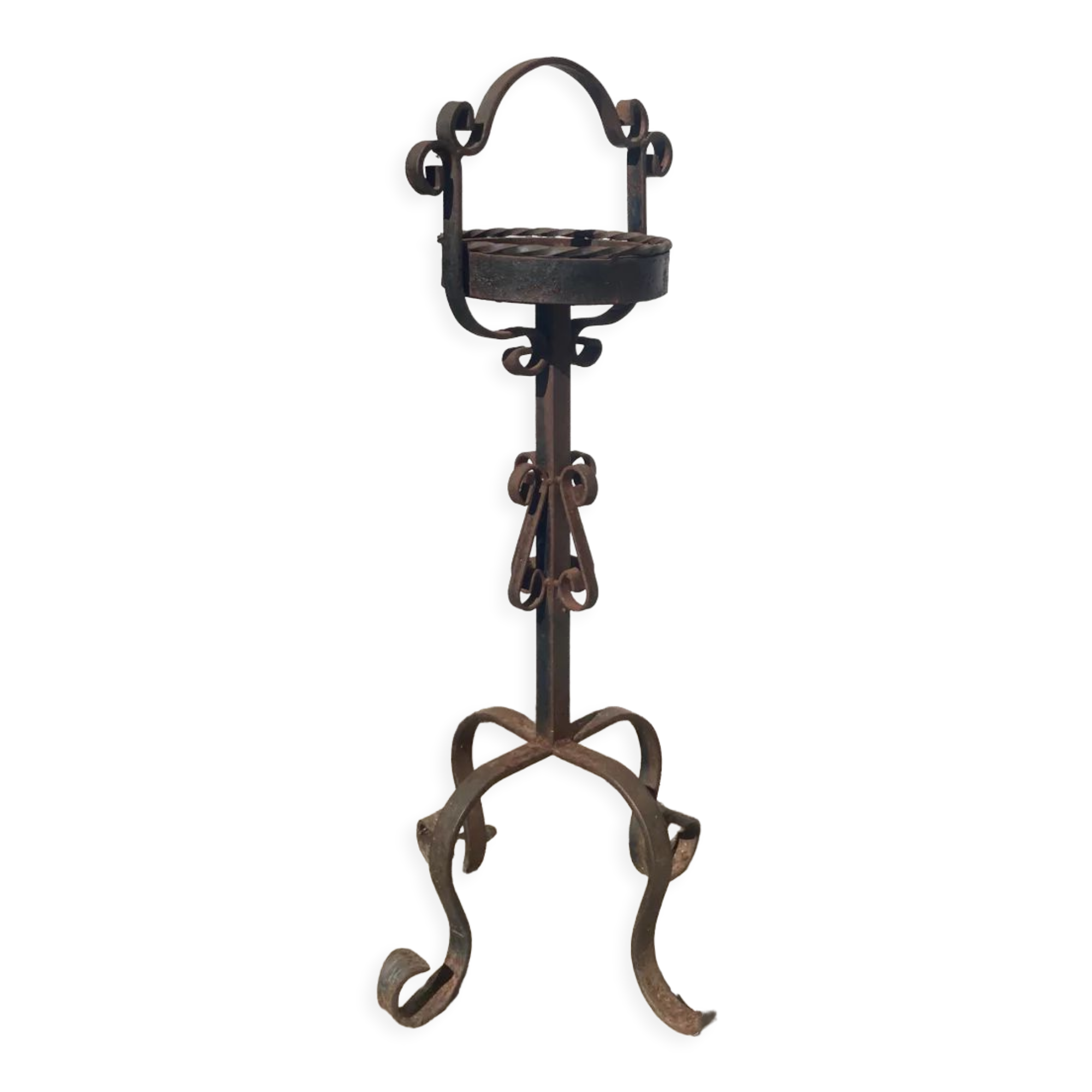 Porte plante en fer forgé