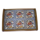 Tile plateau from GIEN and wood