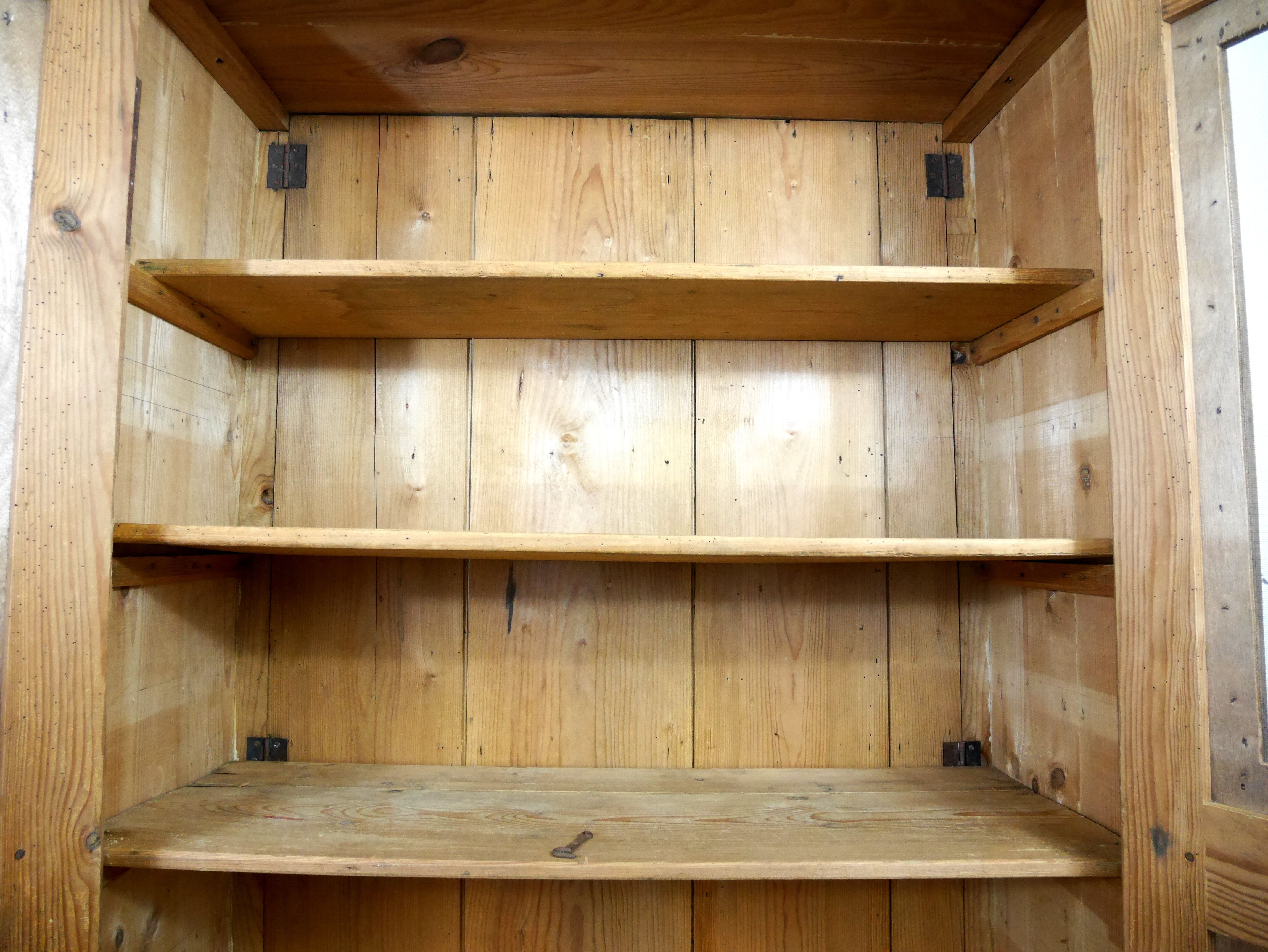 Folding pantry cabinet