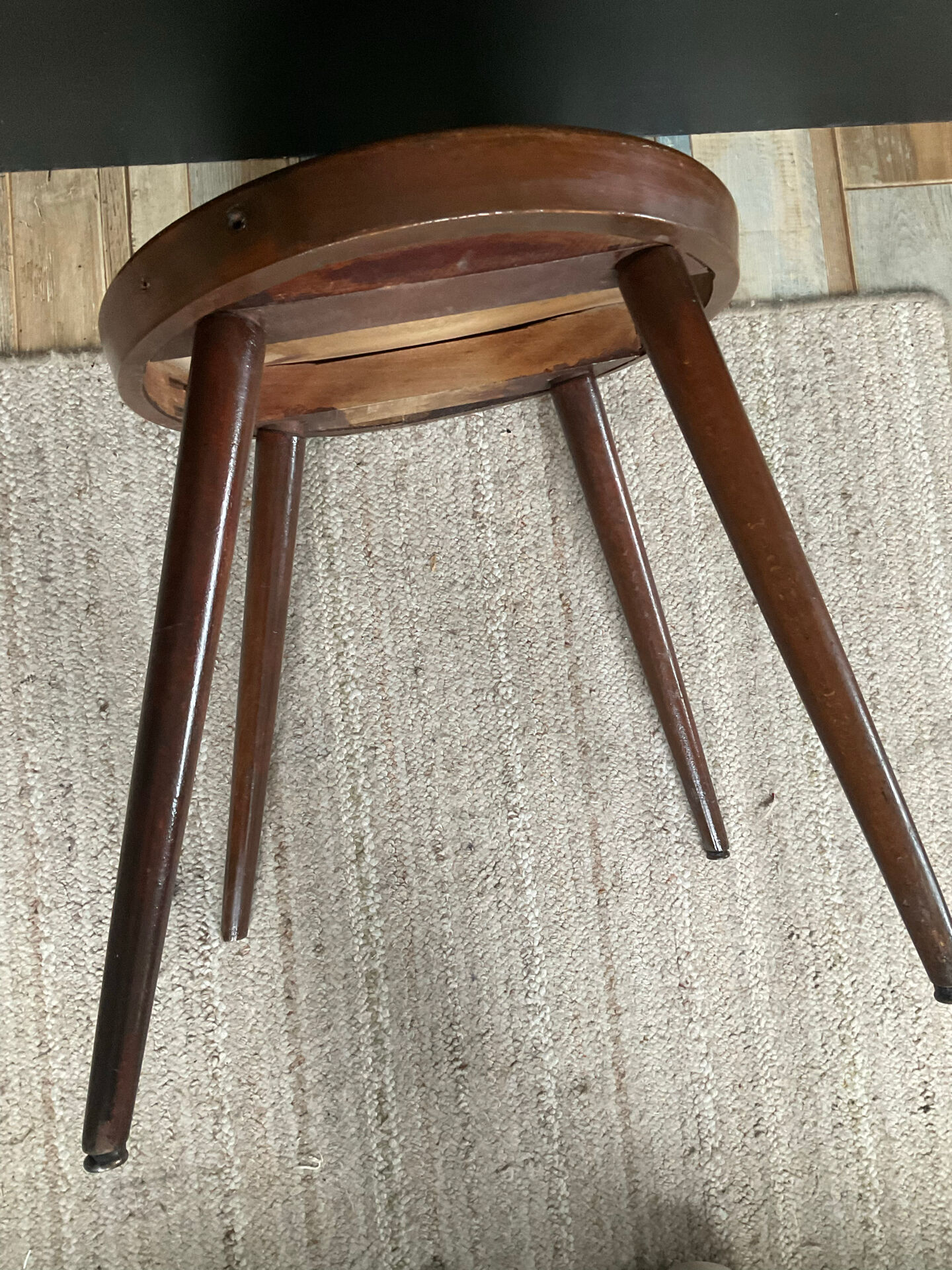 Baumann side table in wood from the 1930s