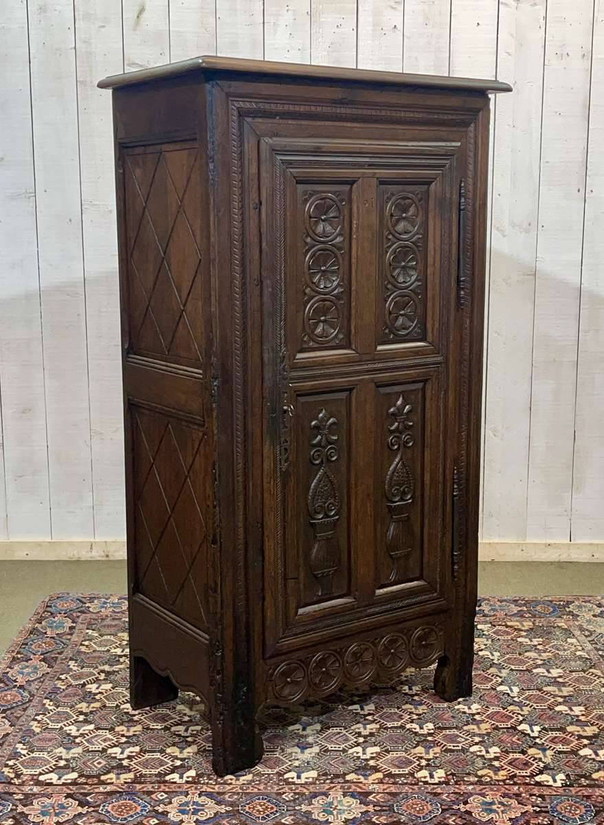 Bonnetière rustique en chêne 19ème