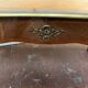 Louis XV style ceremonial desk, 19th century fawn leather top