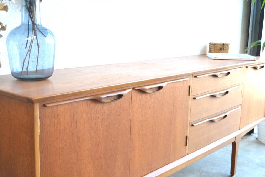 Enfilade en teck par Jentique * modèle rare * 198 cm