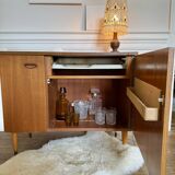 vintage Scandinavian Singer sideboard