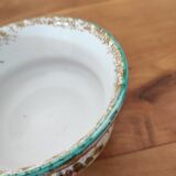 Hand-decorated earthenware cup