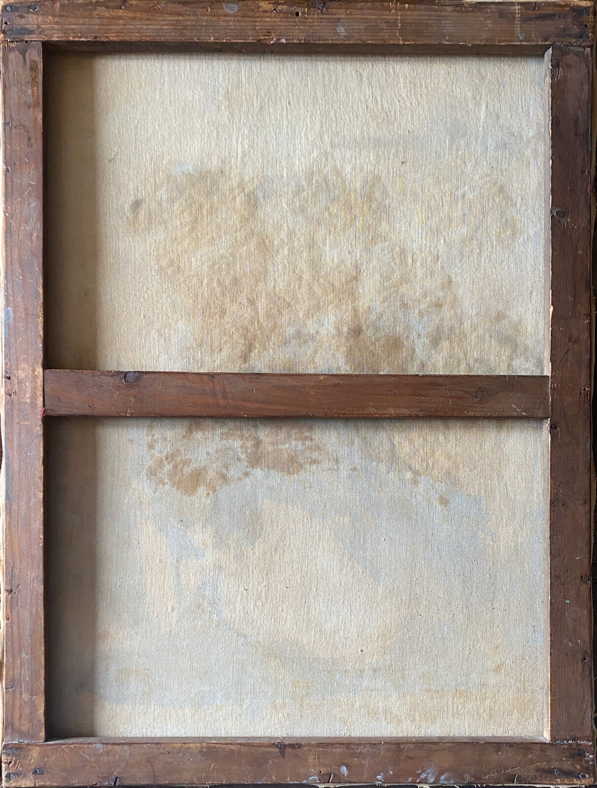 Painting HSToile "Bouquet of flowers" signed Desains 1947