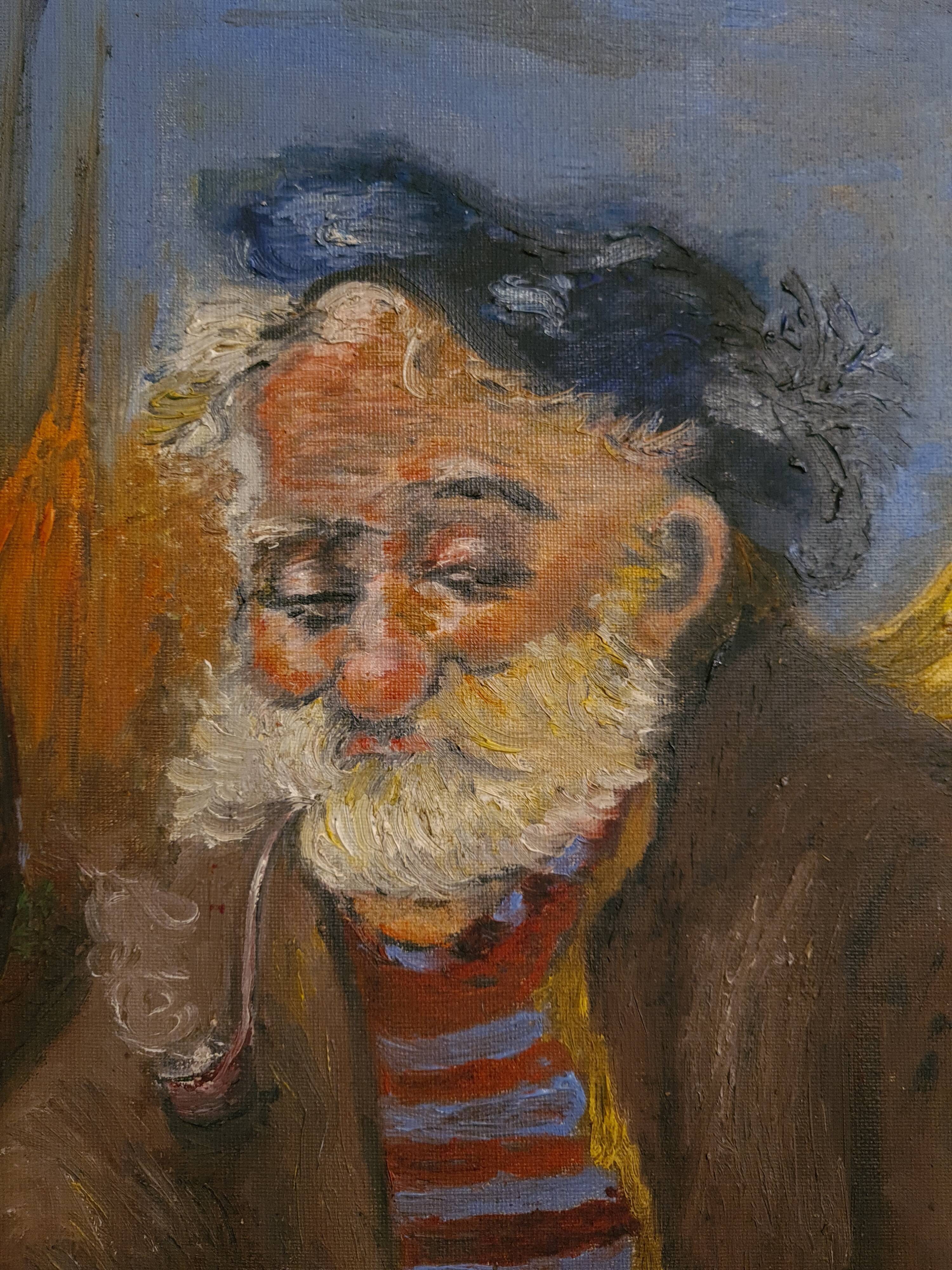 Painting the fisherman