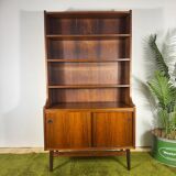 Vintage rosewood bookshelf – mid-century modern Scandinavian design