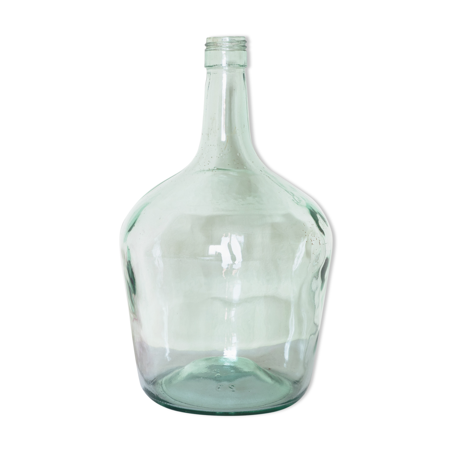 Bonbonne 2 litres transparente reflets bleus