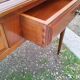 Bureau plat ancien style louis xvi