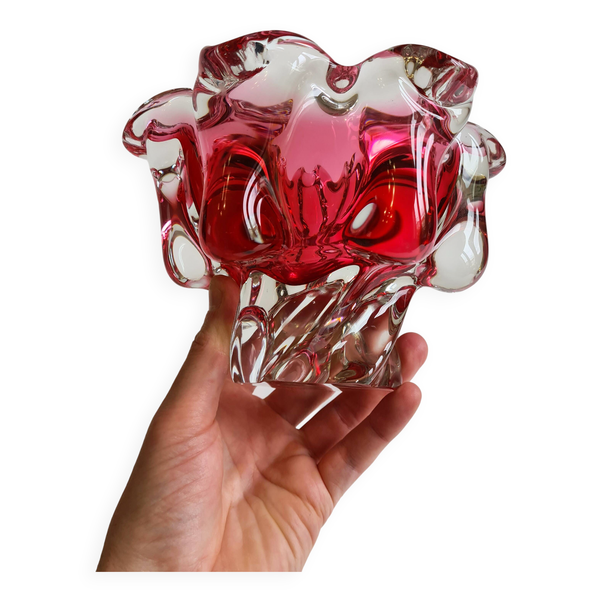 Josef Michal Hospodka Empty Pocket - Czech Blown Glass Murano Style (Year