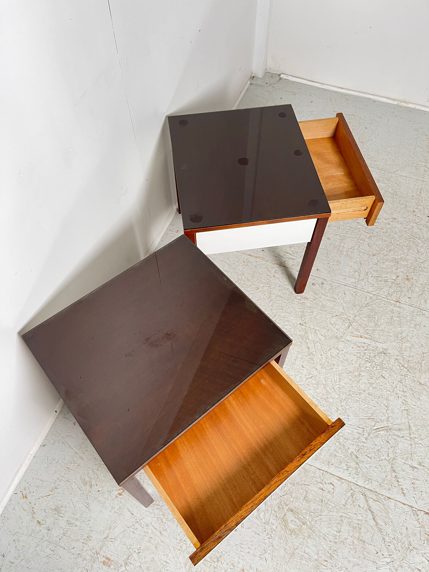 Pair of bedside tables 1970