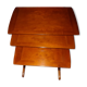 Ensemble de 3 tables gigognes art déco 1930