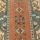 5x8 Shades Of Copper Green Vintage Oushak Rug, 146x227Cm SKU 24356