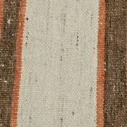 Tapis Kilim marron et beige 2x8, 71x260 cm
