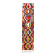 Moroccan Berber rug Boujaad with multicolored diamonds 336x82cm