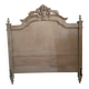 Tete de lit ancienne en bois peint