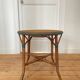 Guéridon table basse vintage en rotin