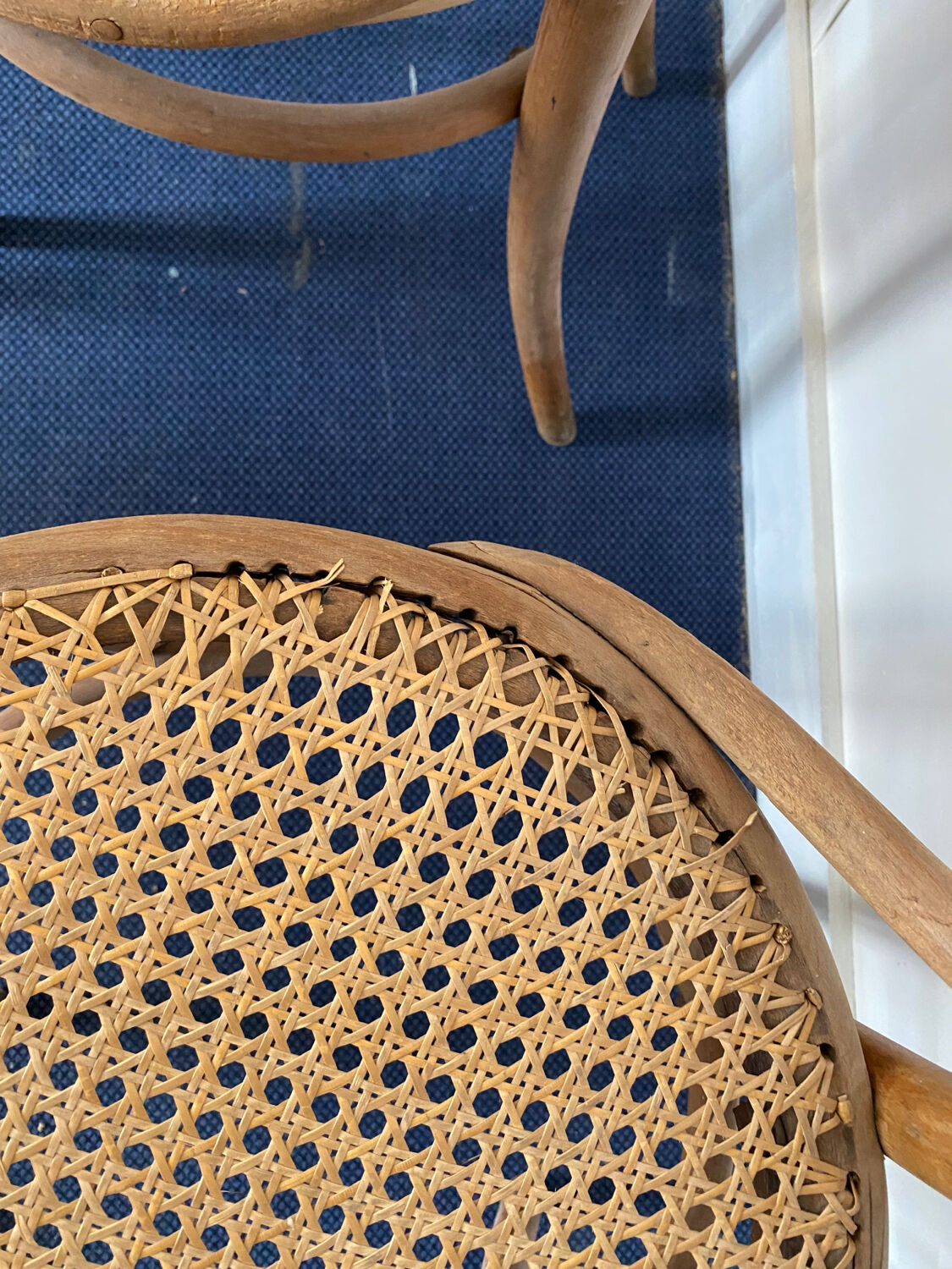 Vintage table and 4 chairs set