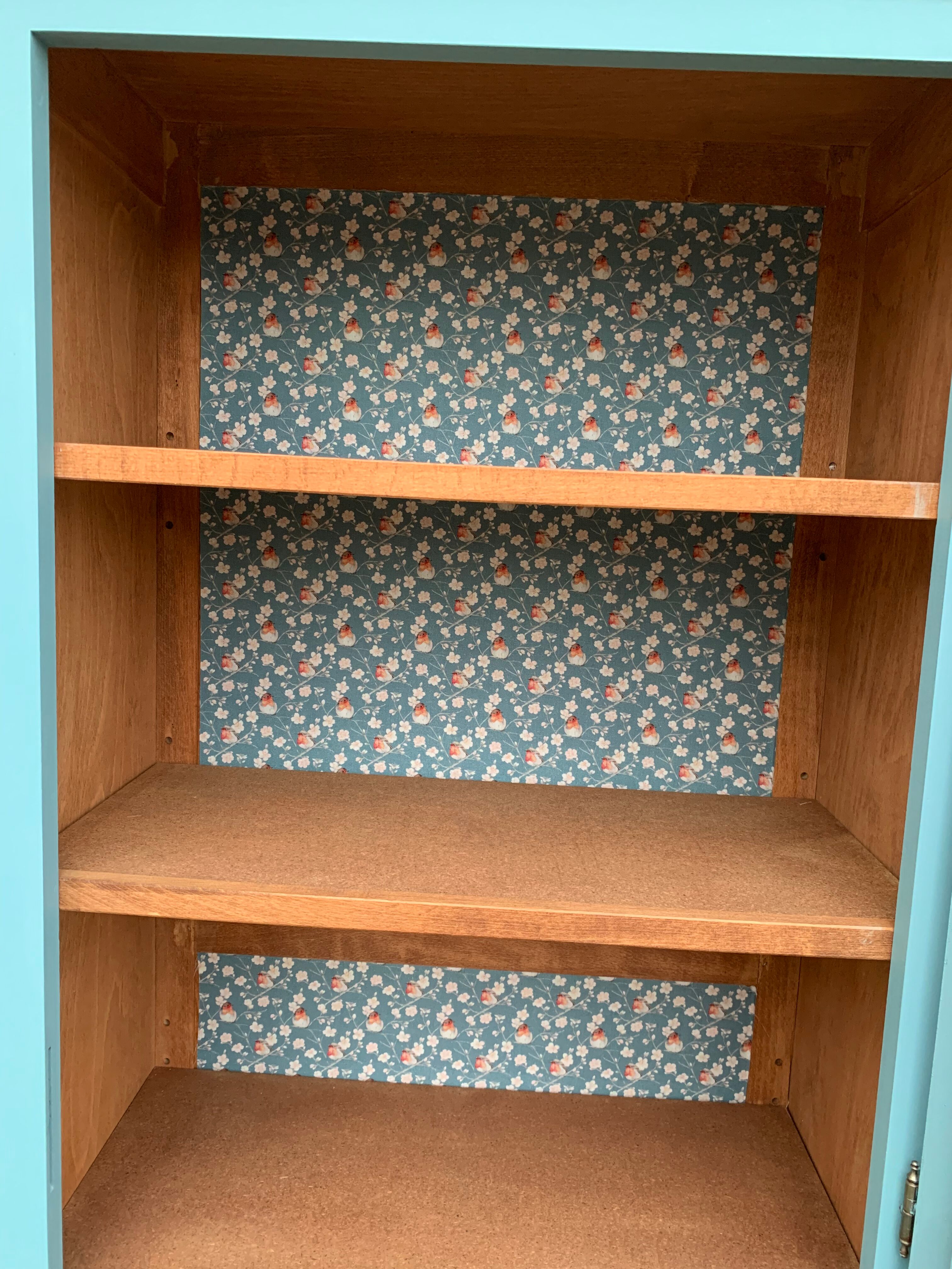 Parisian wardrobe glazed blue gray