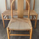 Trio of chairs Annig Sarian for Tisettanta 80s