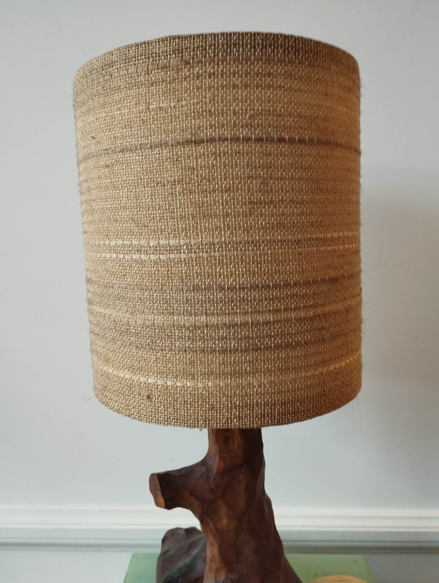 Wooden foot lamp