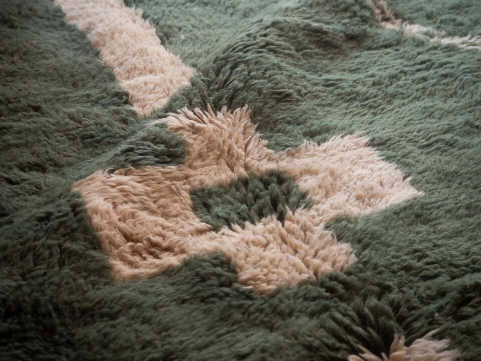 Tapis Doré beni ouarine fait main traditionnel 250cmx350cm