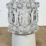 Vintage White Porcelain Ceiling Light, 1970s