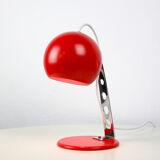 Mid-century red table lamp