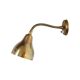 Danish Modern Brass Wall Lamp in the Style of Vilhelm Lauritzen, 1960s
