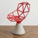 Chair One concrete MAGIS red