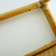 4-patère wall door and shelf. Vintage rattan coat hanger. Year 60