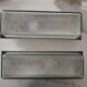 Pair of industrial rectangle wall lights