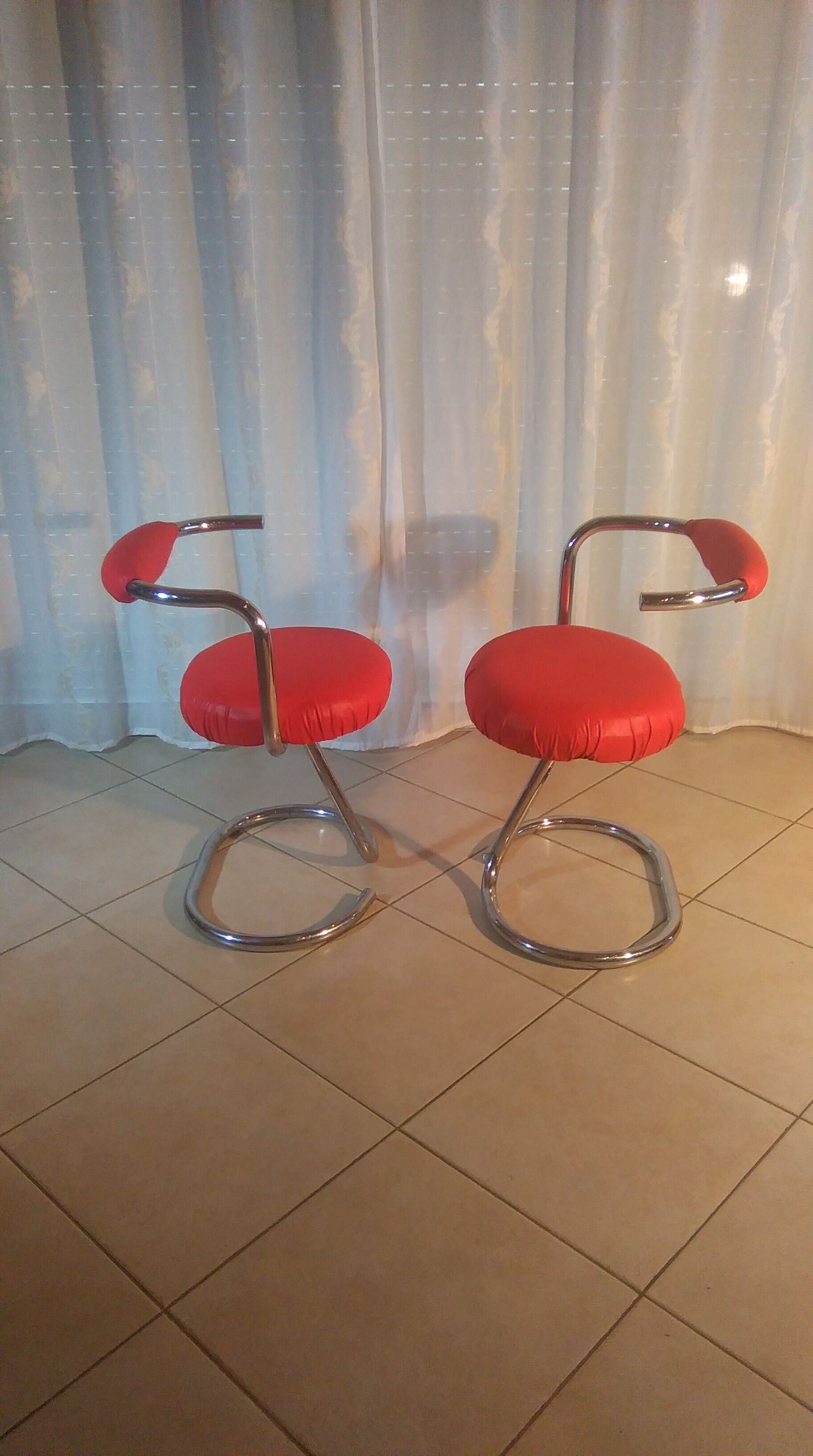 Set of four chairs by Giotto Stoppino  70s