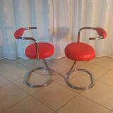 Set of four chairs by Giotto Stoppino  70s