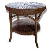 Wicker/rattan side table