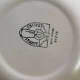 6 plates "Bazas" Salins