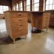 Bureau en bois vintage / bureau