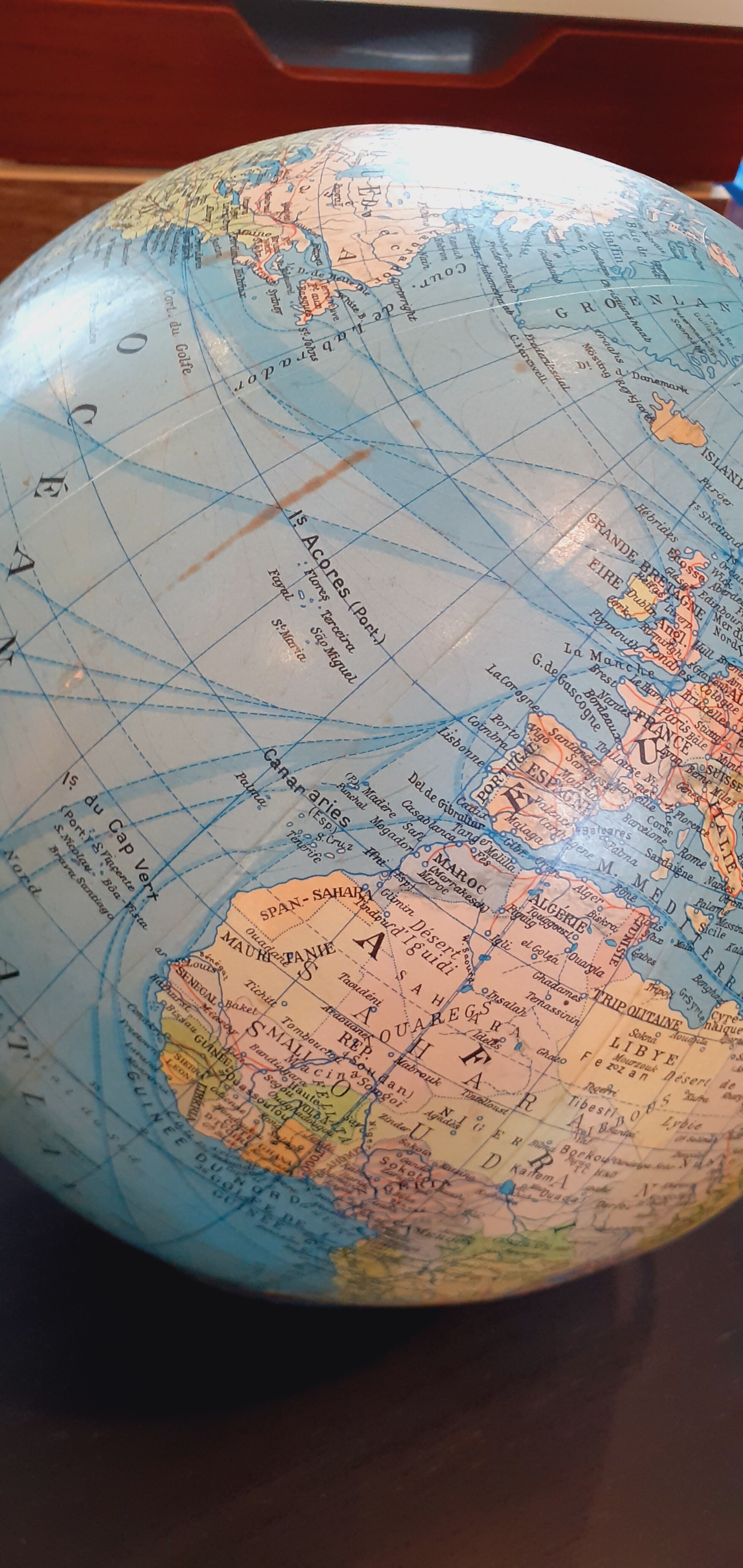 Globe Globe Vintage World Map Year 60 Magellan