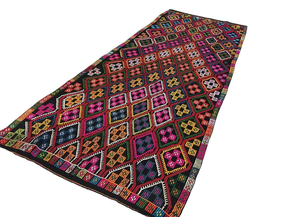 Decorative Vintage Tribal Runner Rug