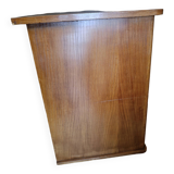 Vintage retractable swivel bar cabinet from the 1950s