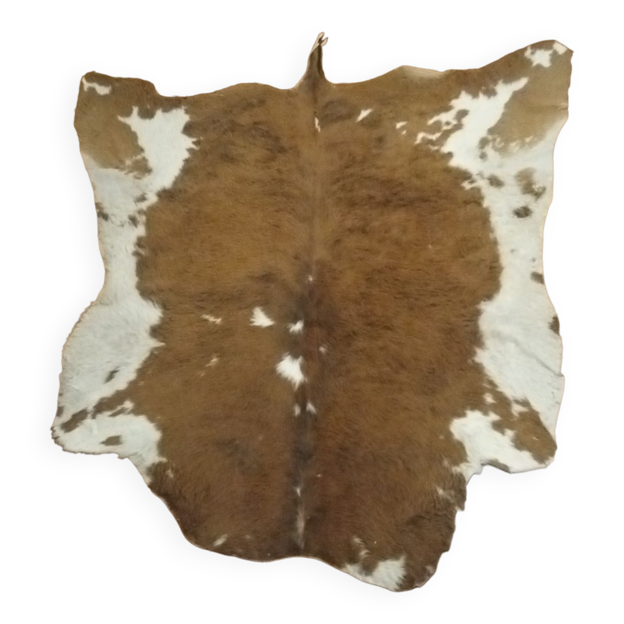 Vintage cowhide carpet