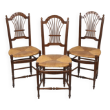 Decorative chairs, sheaf of wheat decor.
