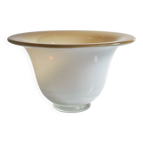Mid Century Murano Fruit Bowl Opalina Milk Glass