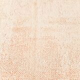 6x10 Pale Salmon Beige Handmade Contemporary Vintage Rug