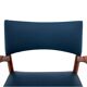Fauteuil bleu, design danois, années 1960.